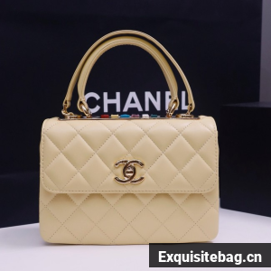 CHANEL mini Flap Bag With Top Handle 4654-7 CHANEL mini Flap Bag With Top Handle 4654-7